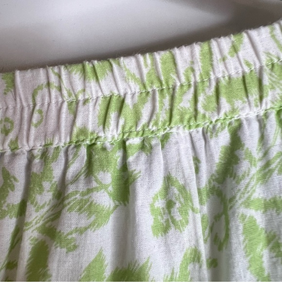 Chadwick’s of Boston Blue Green White Ikat Printed Floral Maxi Skirt. Size M. - Picture 7 of 12
